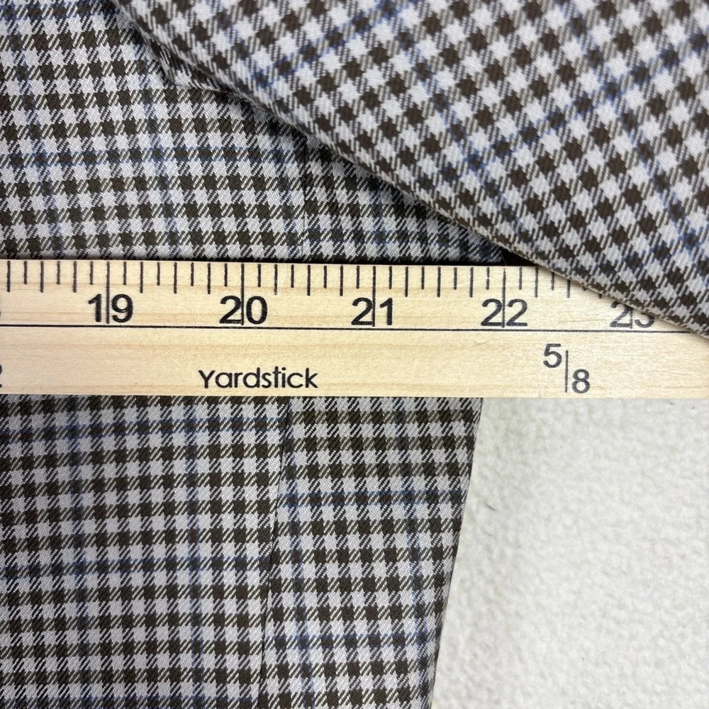 Hart Schaffner Marx Blazer‎ Mens 44R Check Pattern 2 Button Sport Coat USA